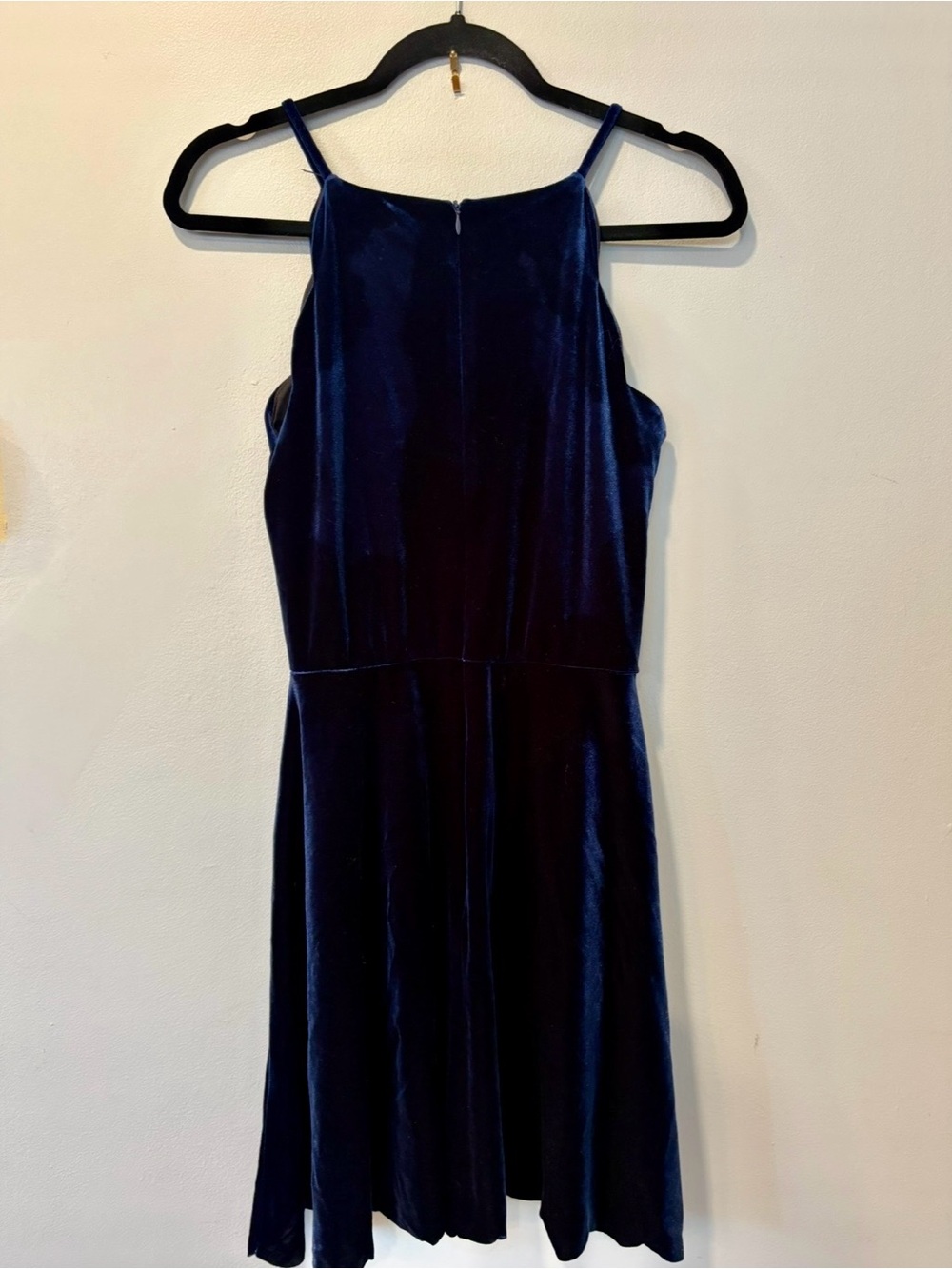 Aqua velvet dress size M